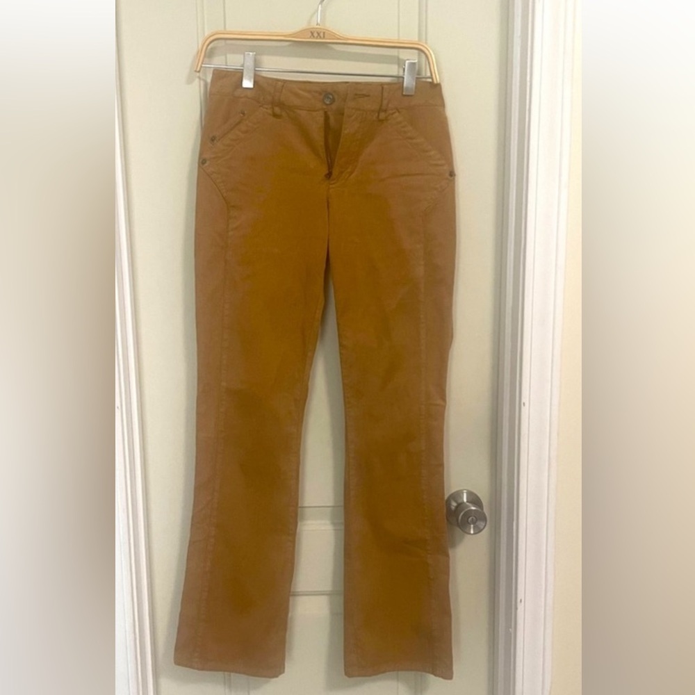 Peana, Women's Tan Pants camel color, Size XS 100% cotton